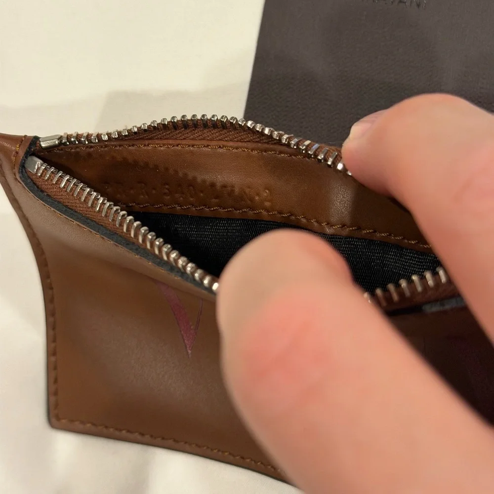 Valentino Brown Leather Wallet